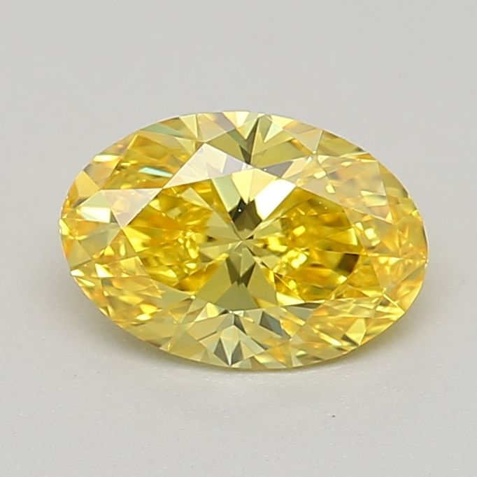 0.5 CT Fancy Vivid Yellow OVAL