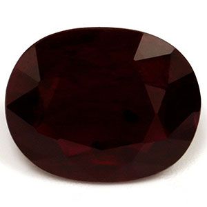 RUBY FACETED 2.96ct RED Deep Red MI REST_OF_AFRICA HEATED