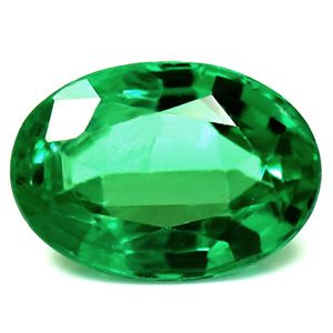 Szmaragd 1,17 ct, zielony, szlif owalny