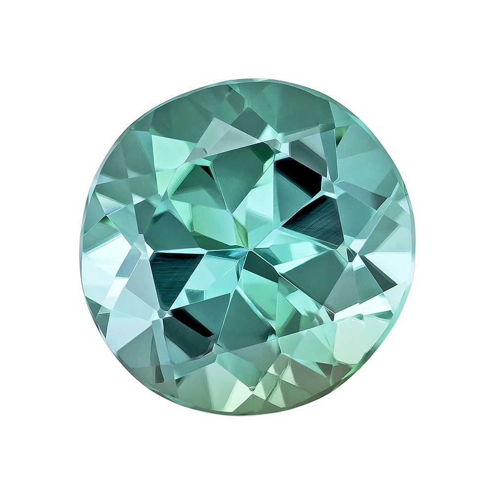 TOURMALINE FACETED 2.37ct TEAL SI BRAZIL HEATED