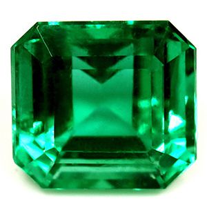 Szmaragd 1,49 ct, zielony, szlif szmaragdowy