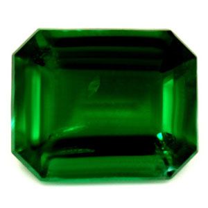 Szmaragd 1,09 ct, zielony, szlif szmaragdowy