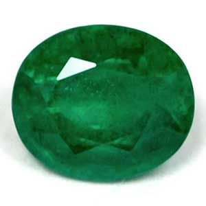 Szmaragd 1,41 ct, zielony, szlif owalny