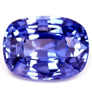 Szafir 3,21 ct, niebieski, szlif cushion