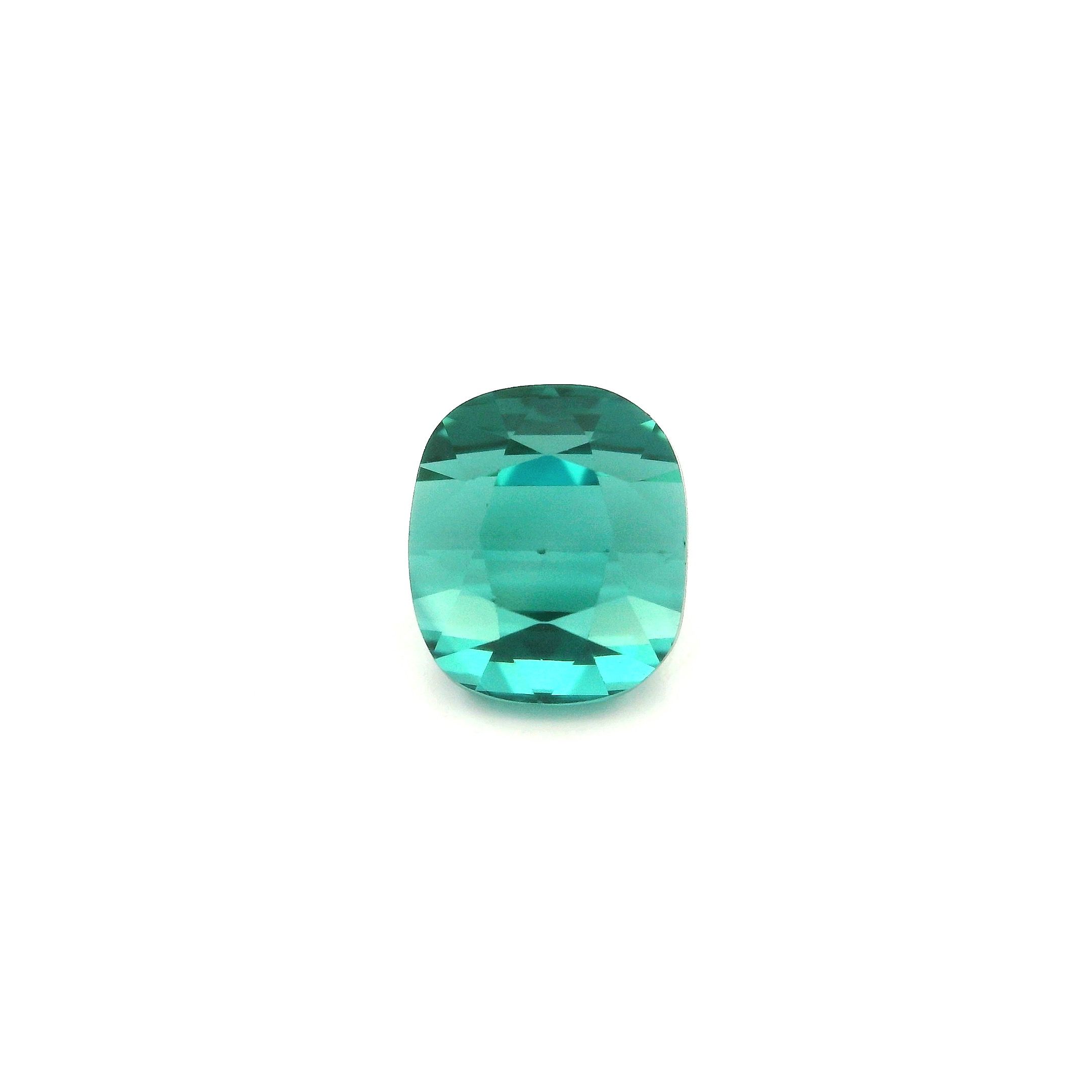 Turmalin 3,18 ct, niebieski, szlif cushion