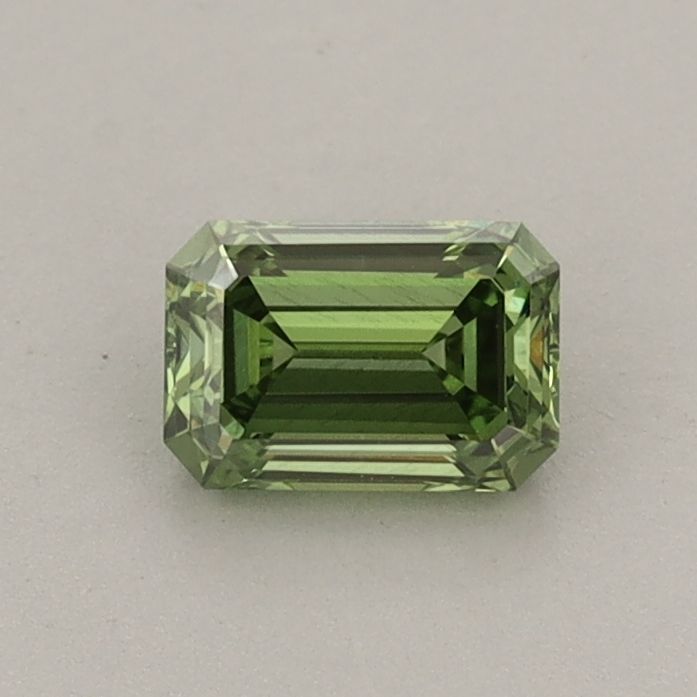 0.53 CT Fancy Vivid Green EMERALD