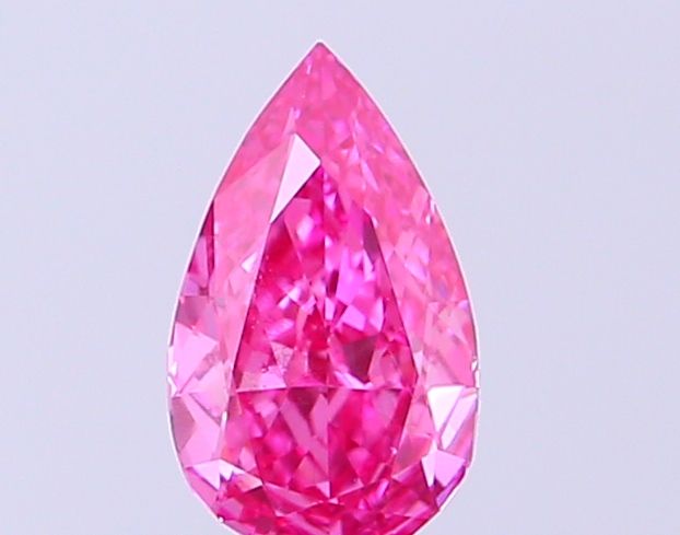 0.32 CT Fancy Vivid Pink PEAR