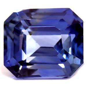 Szafir 1,70 ct, niebieski, szlif szmaragdowy