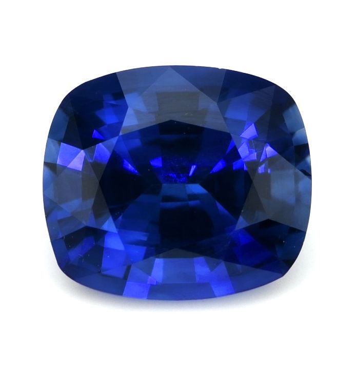 Szafir 1,55 ct, niebieski, szlif cushion