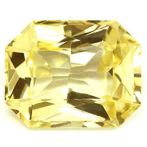 SAPPHIRE FACETED 1.45ct YELLOW Vivid Yellow EC SRILANKA NONE