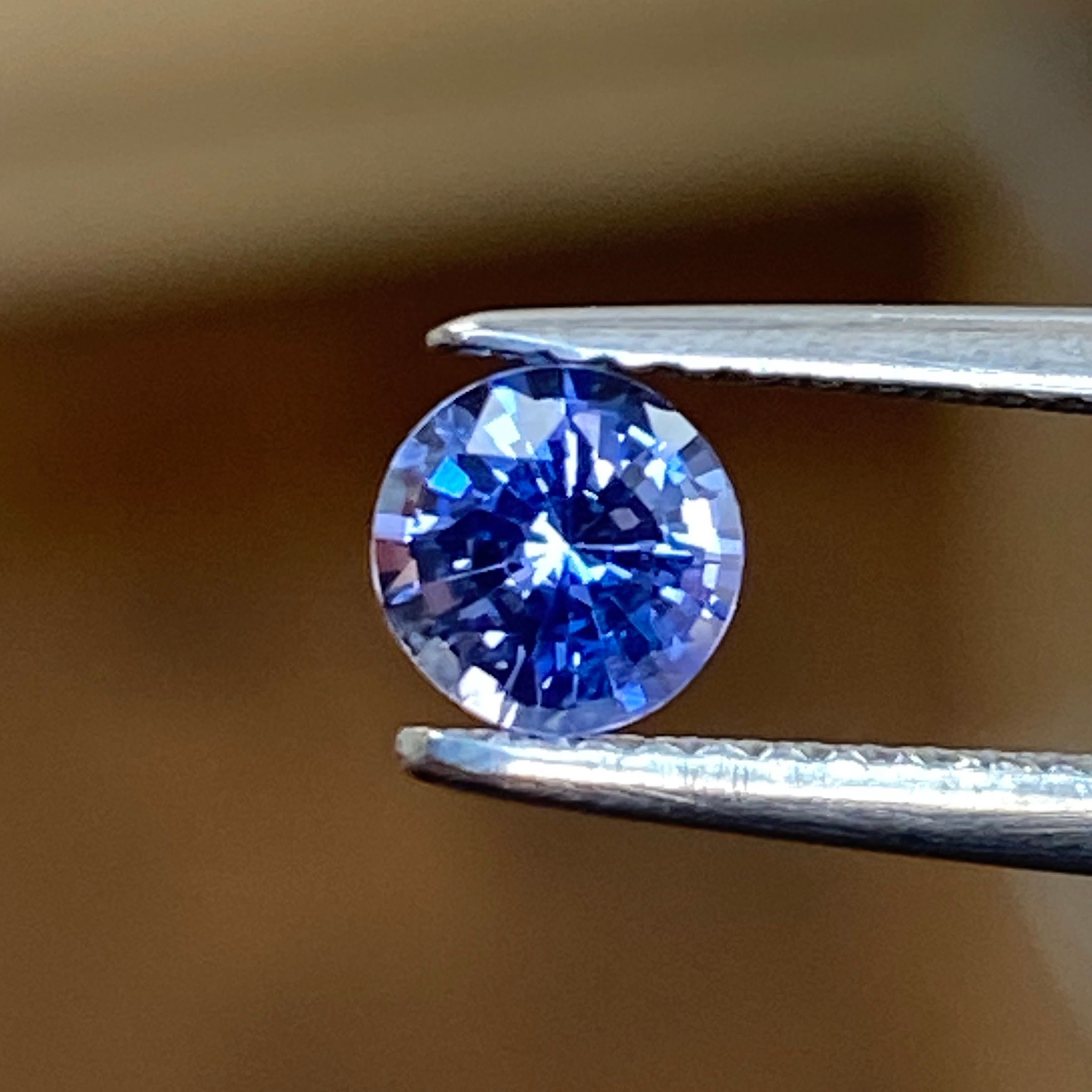 SAPPHIRE FACETED 0.55ct BLUE BLUE EC SRILANKA HEATED