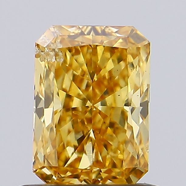 0.47 CT Fancy Vivid Yellowish Brown RADIANT