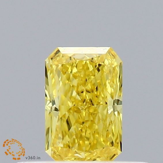 0.29 CT Fancy Vivid Green RADIANT