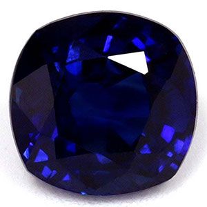 Szafir 1,12 ct, niebieski, szlif cushion