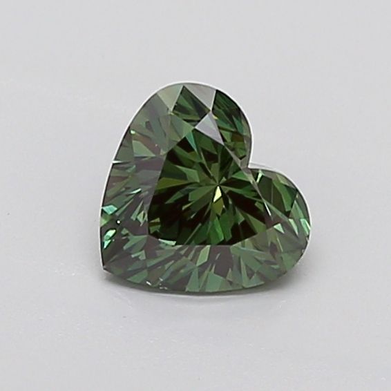1.0 CT Fancy Deep Green HEART