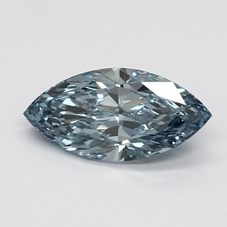 1.16 CT Fancy Vivid Blue MARQUISE
