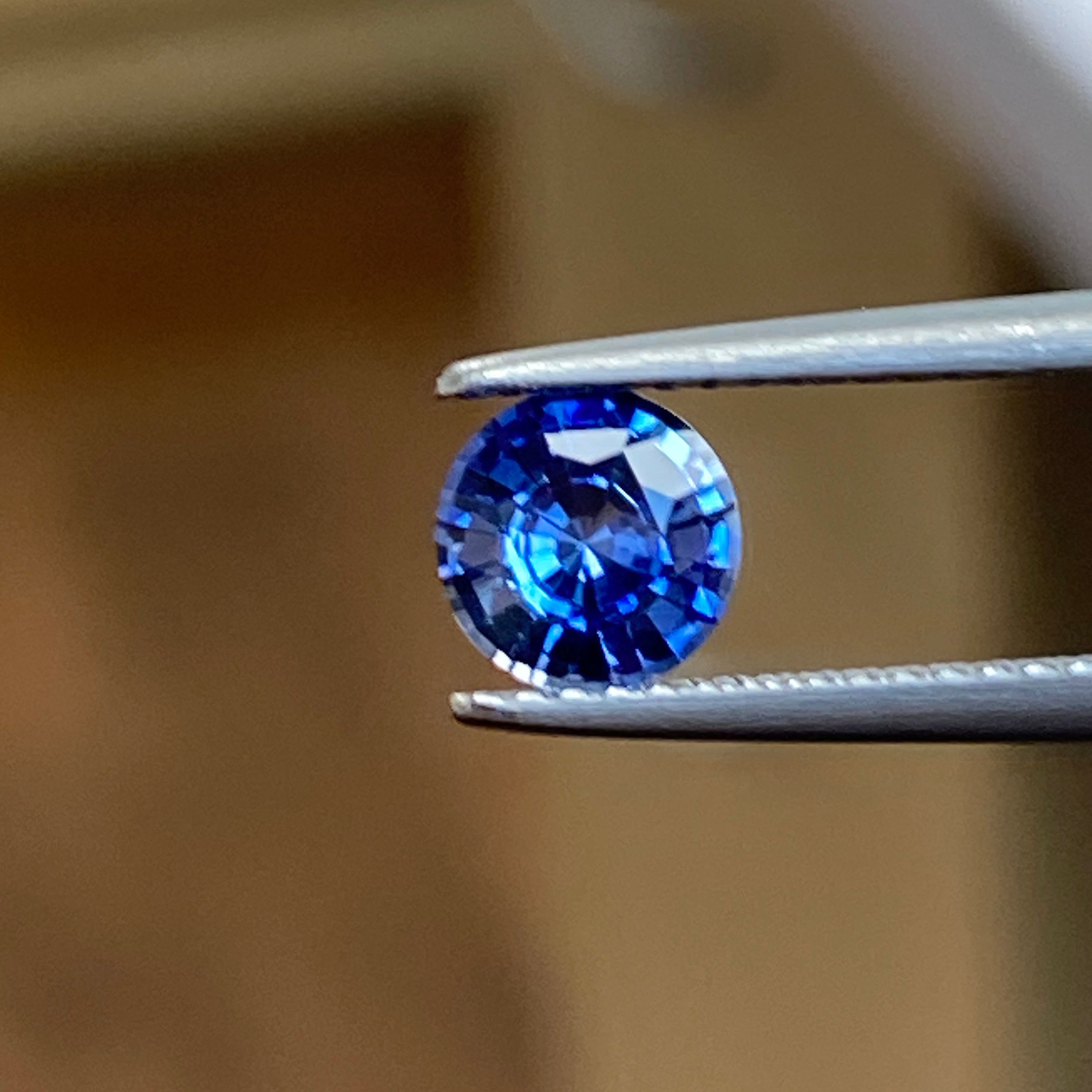 SAPPHIRE FACETED 0.92ct BLUE Blue EC SRILANKA HEATED