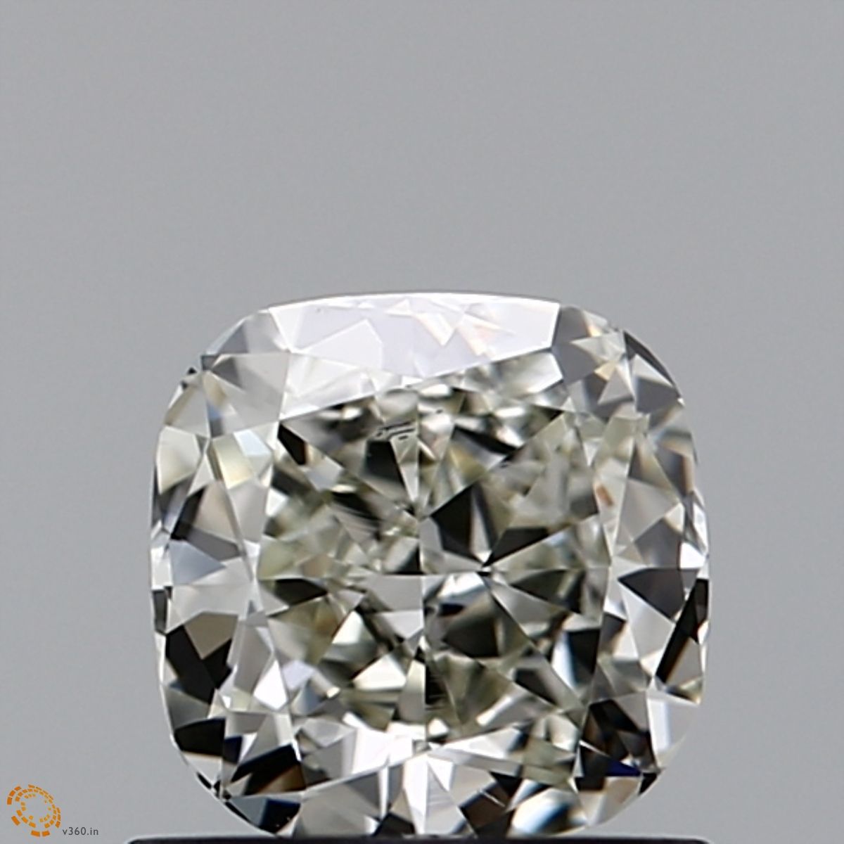 0.72 CT Fancy Light Green CUSHION MODIFIED