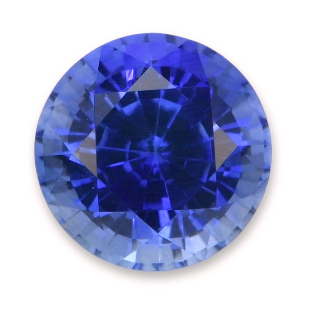 Szafir 1,78 ct, niebieski, szlif okrągły