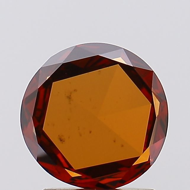 1.1 CT Fancy Vivid Orangey Red ROSE