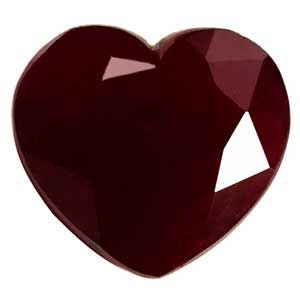 Rubin 5,60 ct, czerwony, szlif serce