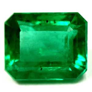 Szmaragd 2,22 ct, zielony, szlif szmaragdowy