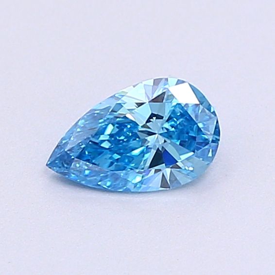 0.29 CT Fancy Vivid Blue PEAR