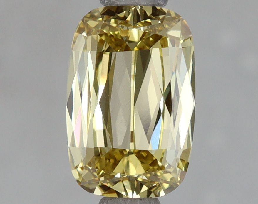 1.01 CT Fancy Intense Yellow CUSHION MODIFIED