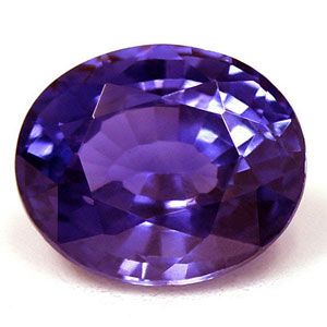 SAPPHIRE FACETED 1.17ct PURPLE Vivid Purple SI SRILANKA NONE