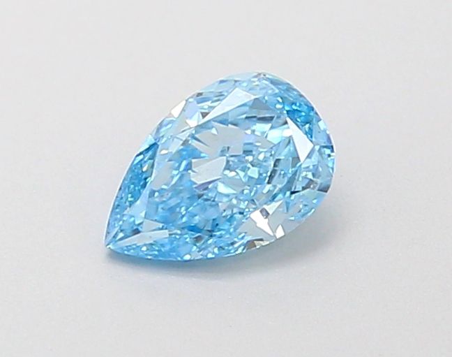 0.32 CT Fancy Vivid Blue PEAR