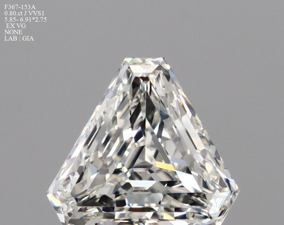 Prírodný diamant triangel,...