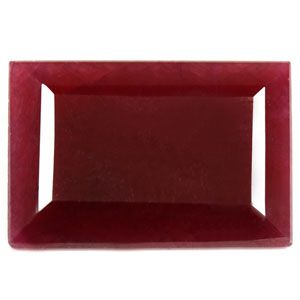 Rubin 9,02 ct, czerwony, szlif szmaragdowy