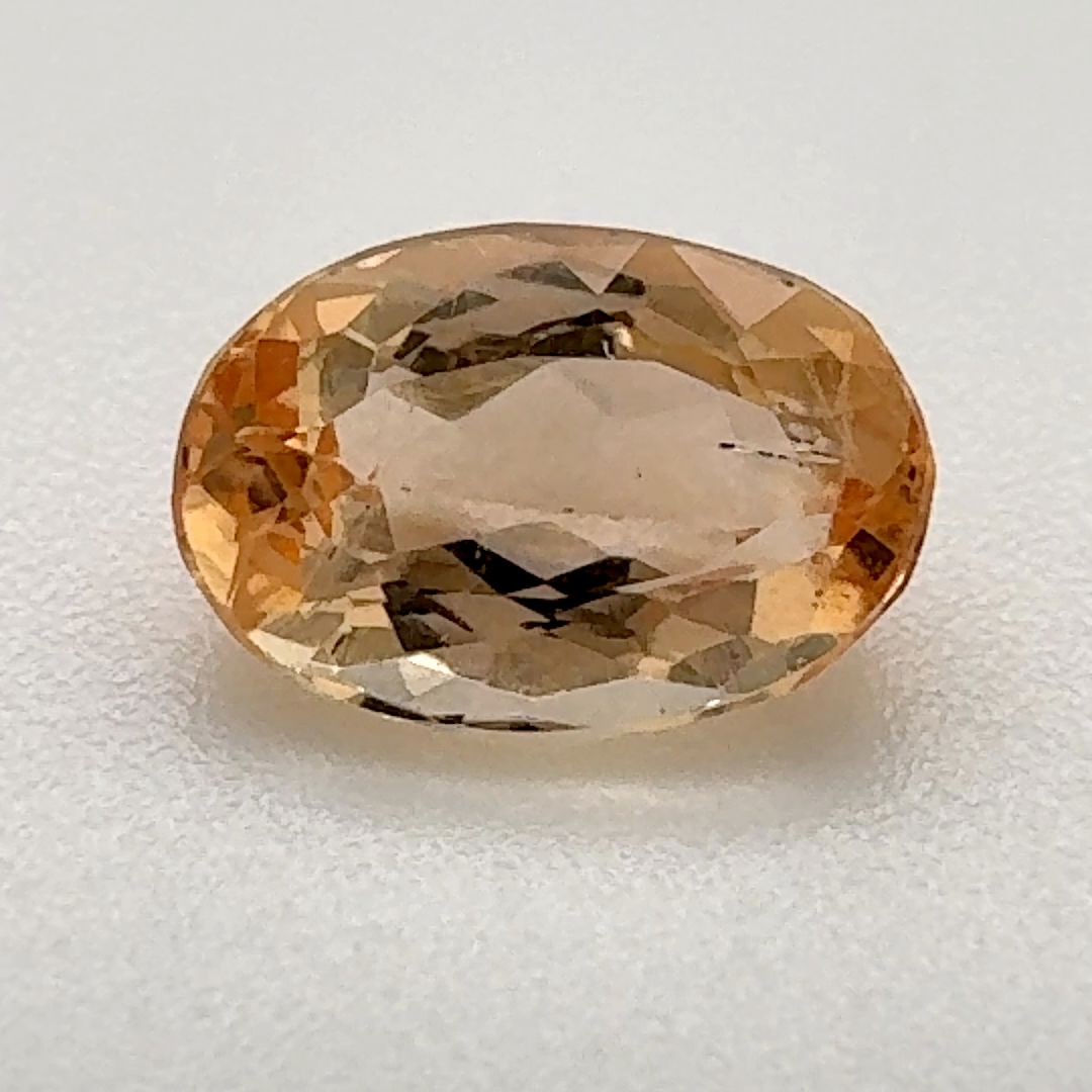 TOPAZ FACETED 1.275ct ORANGE Yellowish Orange MI BRAZIL NONE