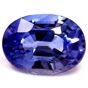 Szafir 1,12 ct, niebieski, szlif owalny