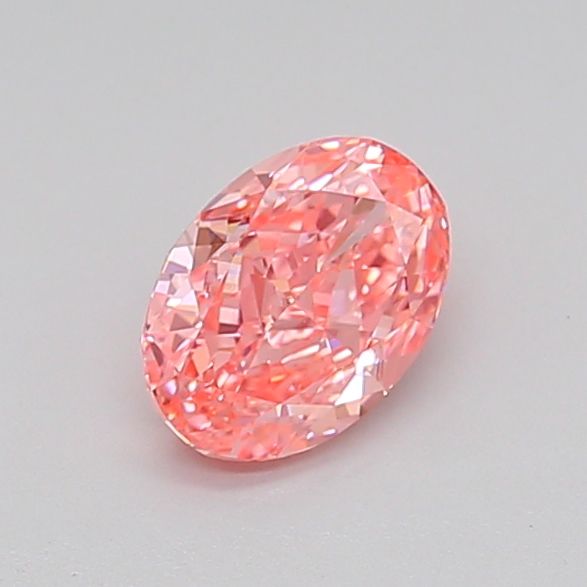 1.23 CT Fancy Intense Pink OVAL