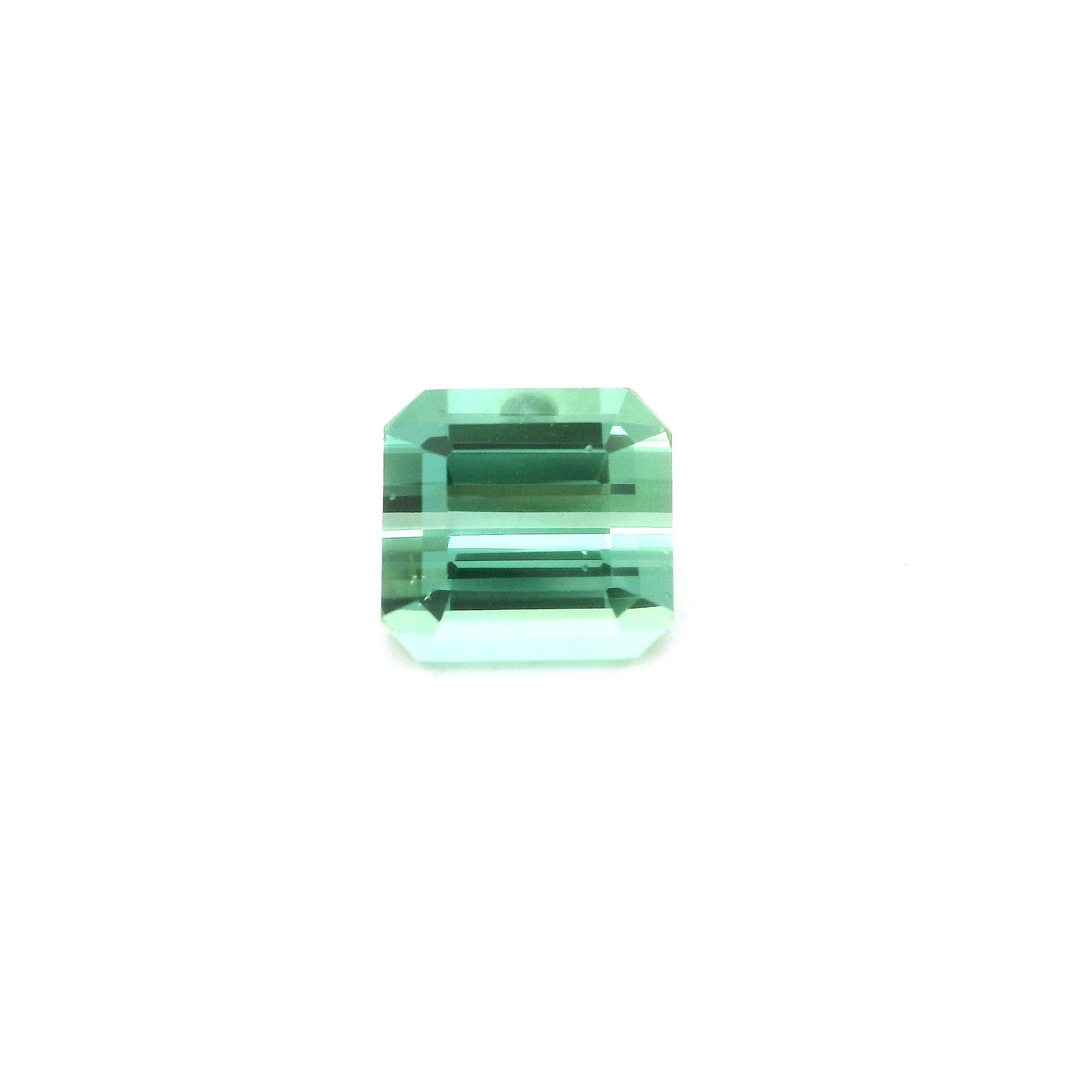 Turmalin 2,19 ct, zielony, szlif ośmiokątny