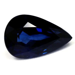 SAPPHIRE FACETED 2.12ct BLUE Deep Blue EC MADAGASCAR HEATED