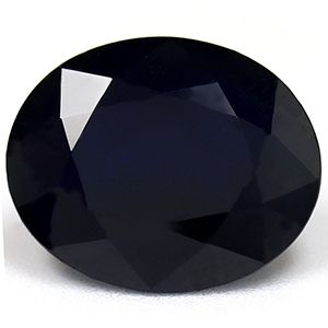 SAPPHIRE FACETED 4.4ct BLUE Navy Blue SI THAILAND HEATED