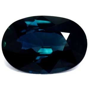 SAPPHIRE FACETED 0.89ct BLUE Deep Blue EC MADAGASCAR NONE