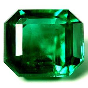 Szmaragd 1,24 ct, zielony, szlif szmaragdowy