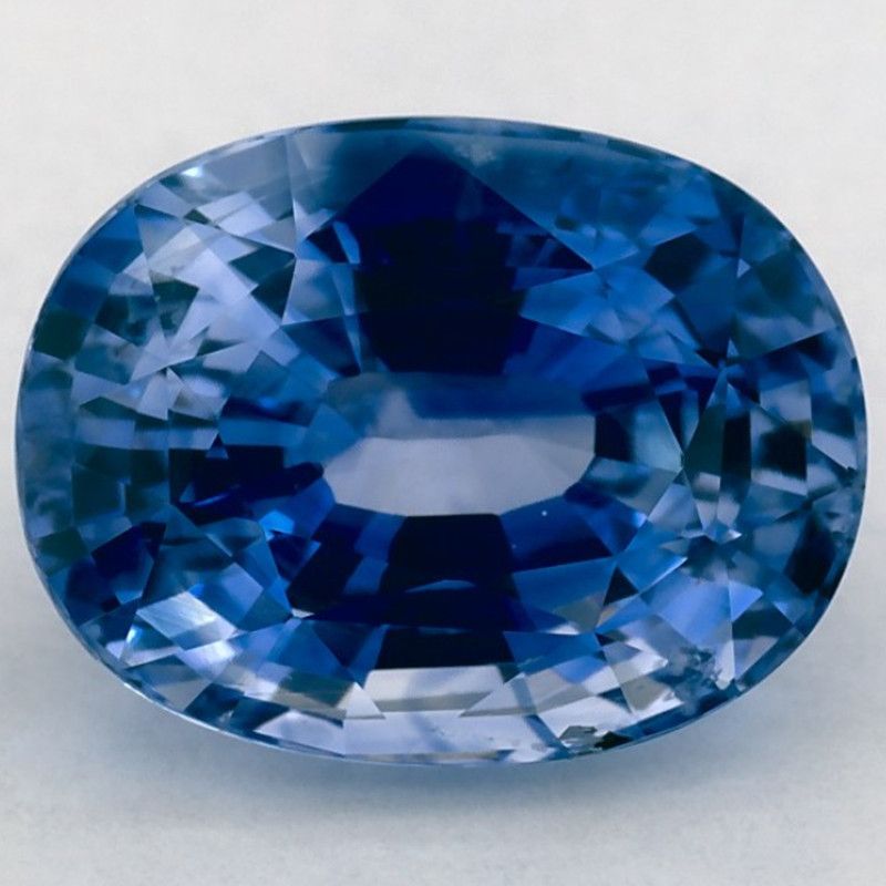 Szafir 4,02 ct, niebieski, szlif owalny