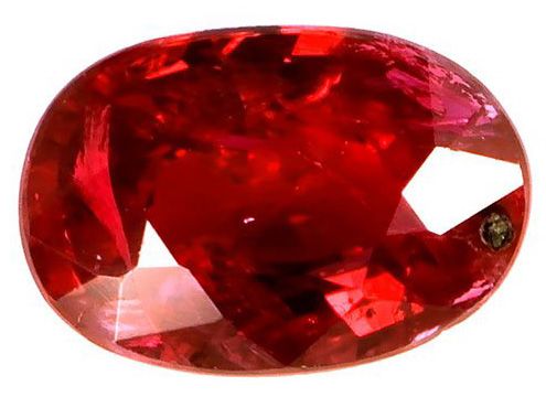 RUBY FACETED 0.55ct RED Red EC THAILAND HEATED