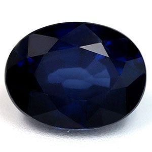 Szafir 1,76 ct, niebieski, szlif owalny