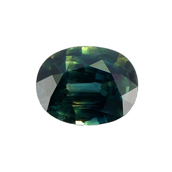 SAPPHIRE FACETED 0.95ct GREEN Green EC MADAGASCAR HEATED