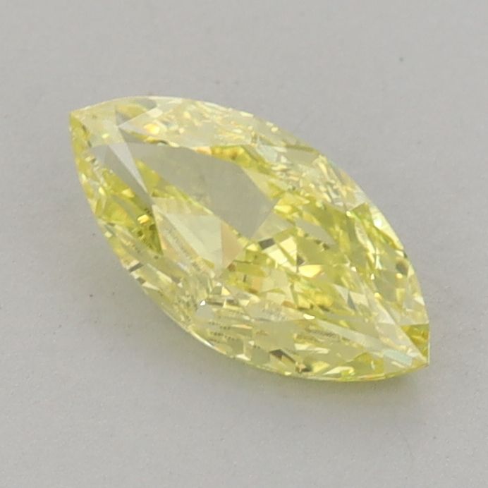 0.74 CT Fancy Vivid Yellow MARQUISE