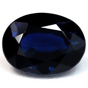 Szafir 1,53 ct, niebieski, szlif owalny