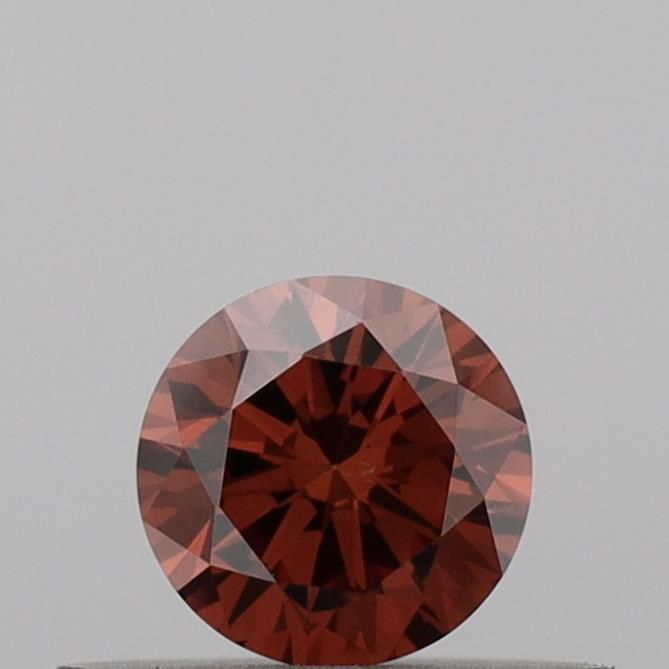 0.28 CT Fancy Vivid Orange ROUND