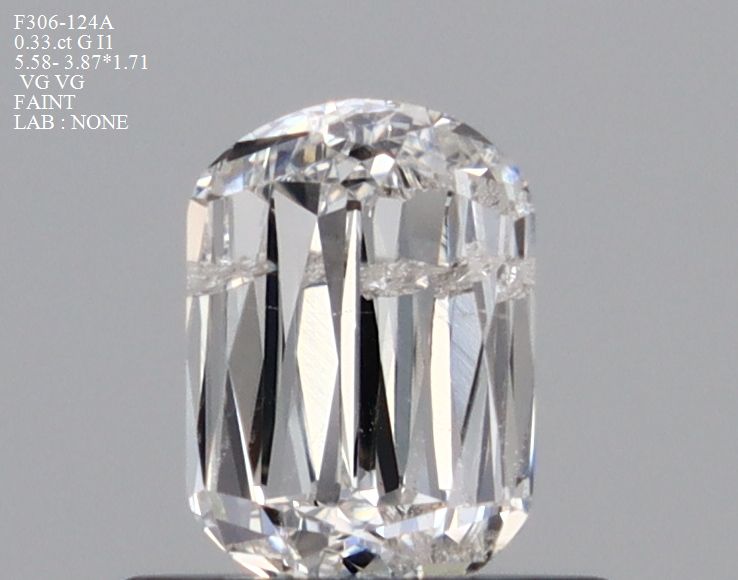 Prírodný diamant cushion,...