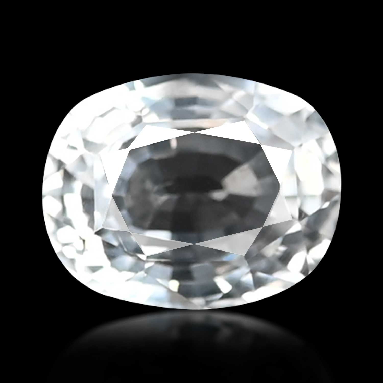 TOPAZ FACETED 11.3ct WHITE MI BRAZIL NONE