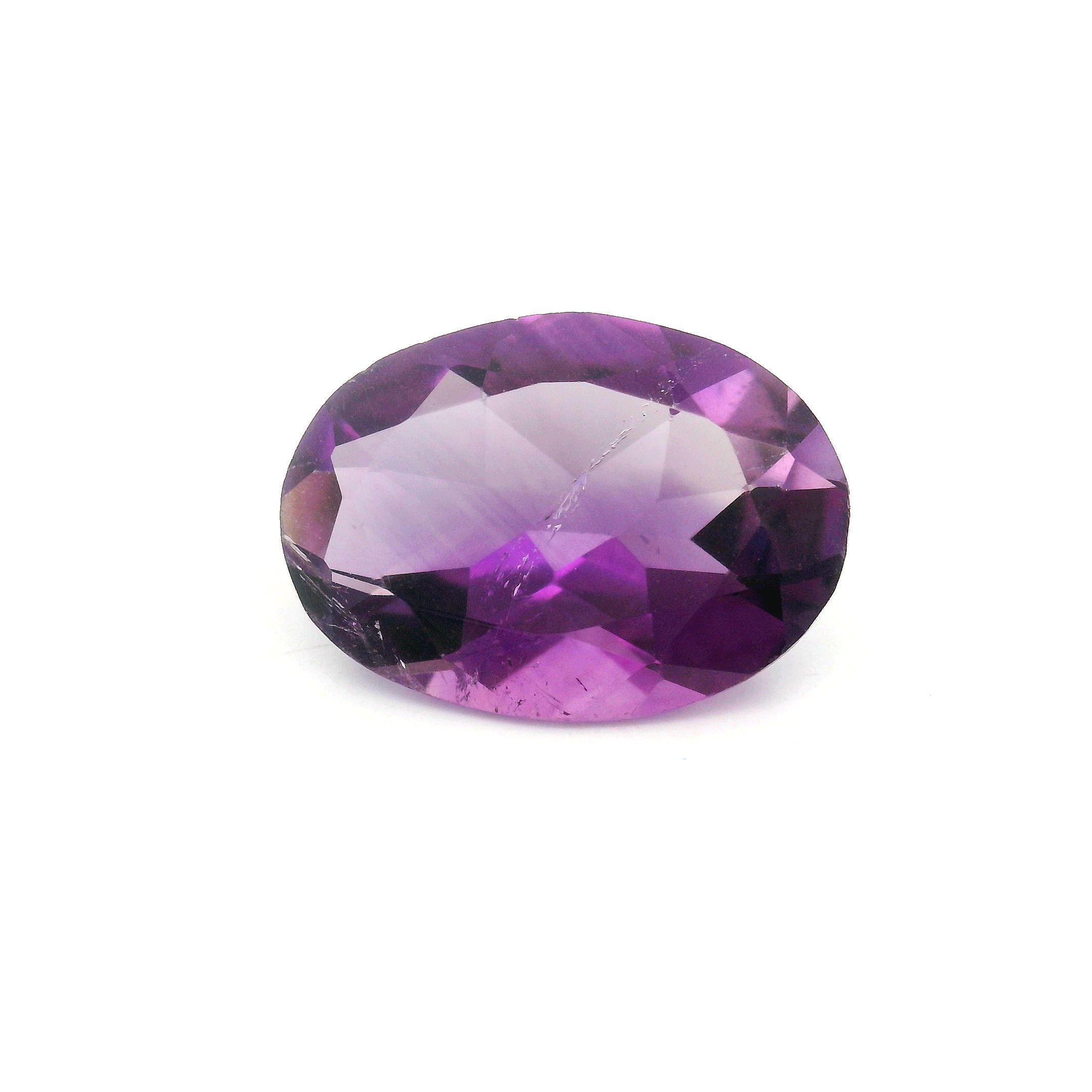 5.74 ct Oval amethyst